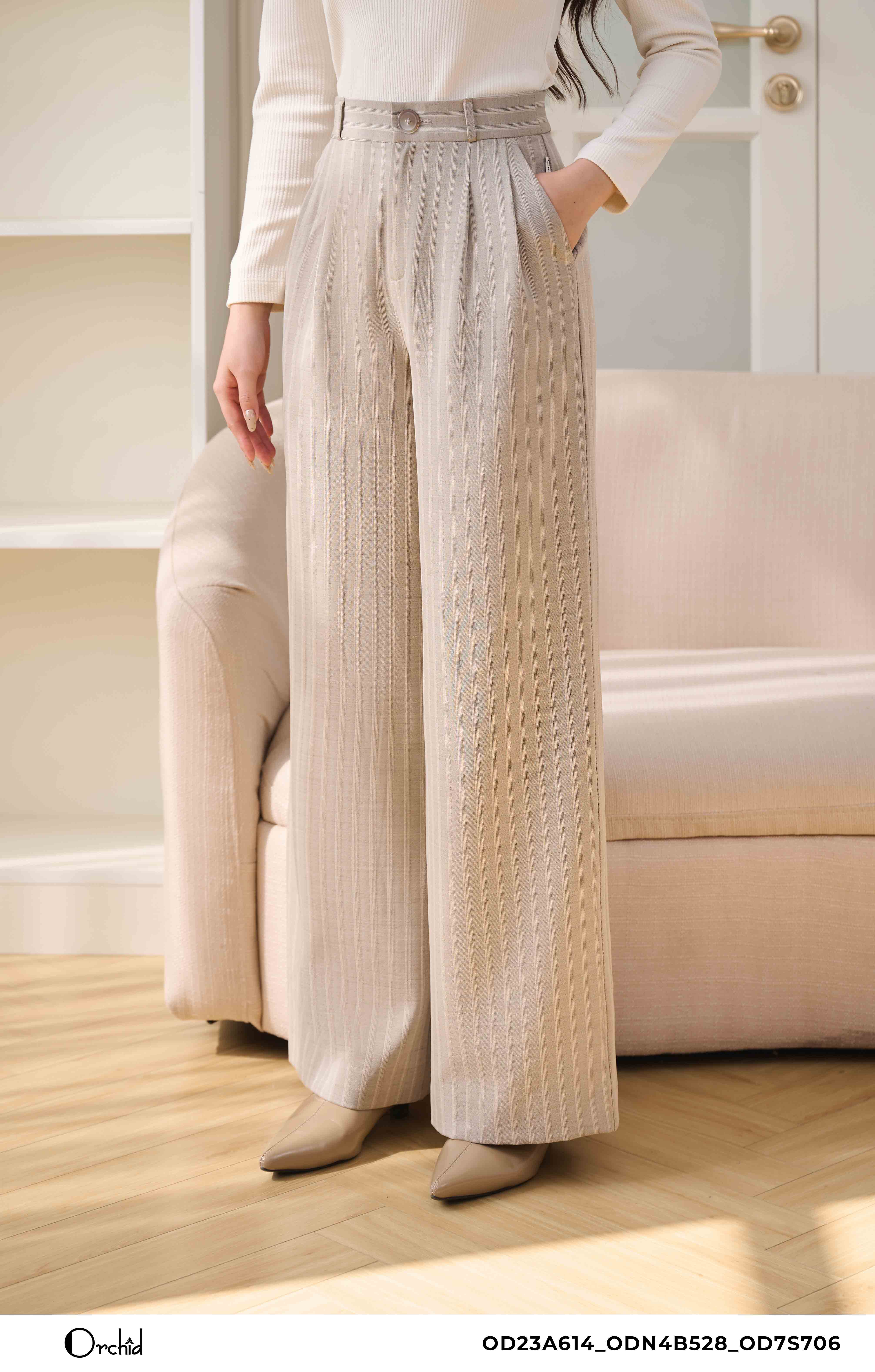 OD7S706 - Quần twill silk