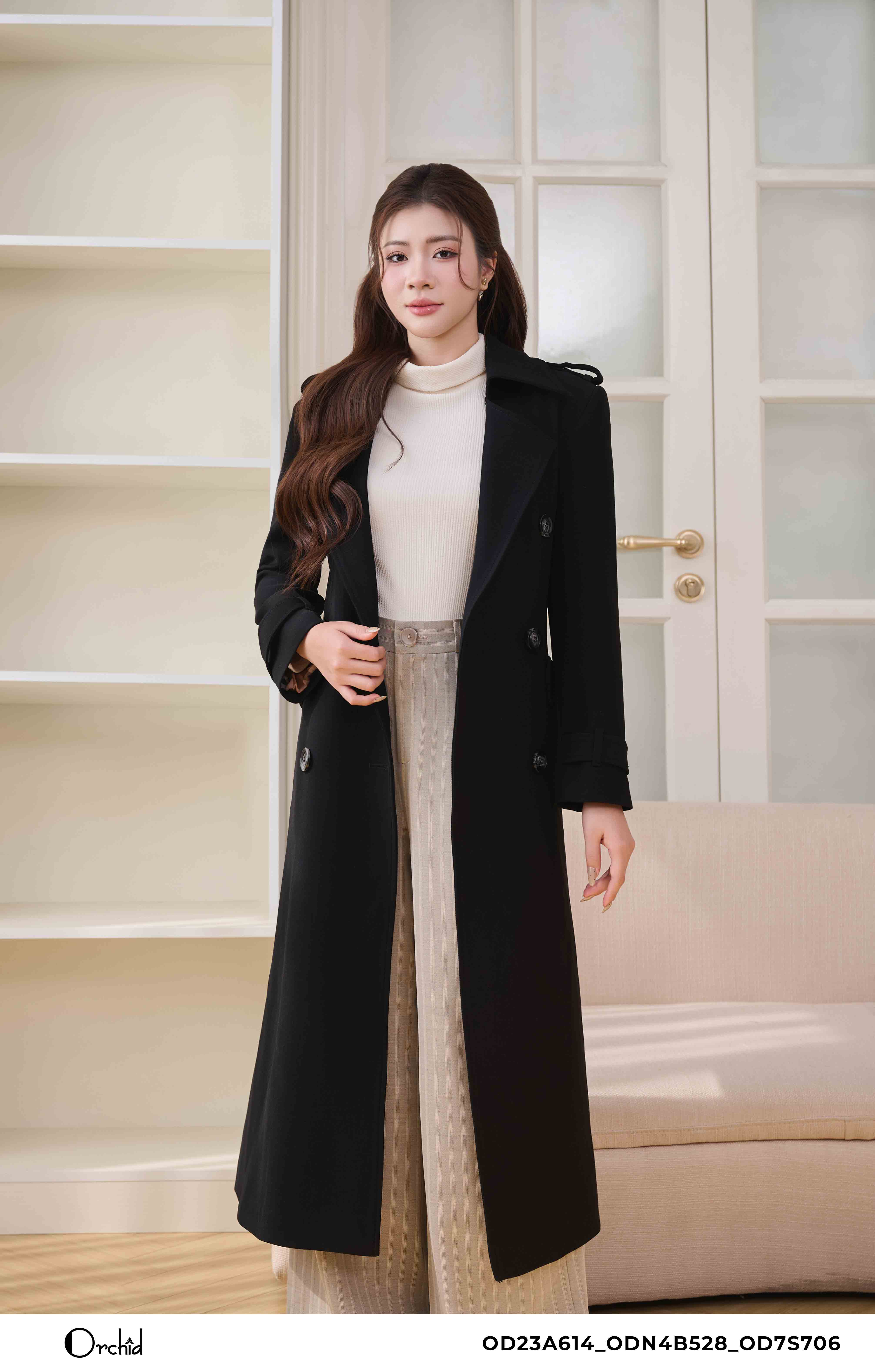 OD7S706 - Quần twill silk