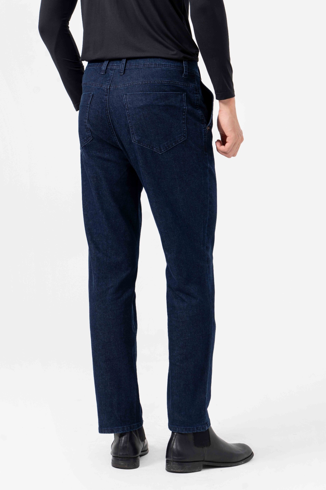 Quần Jeans nam ống đứng 23AC11 Anyman