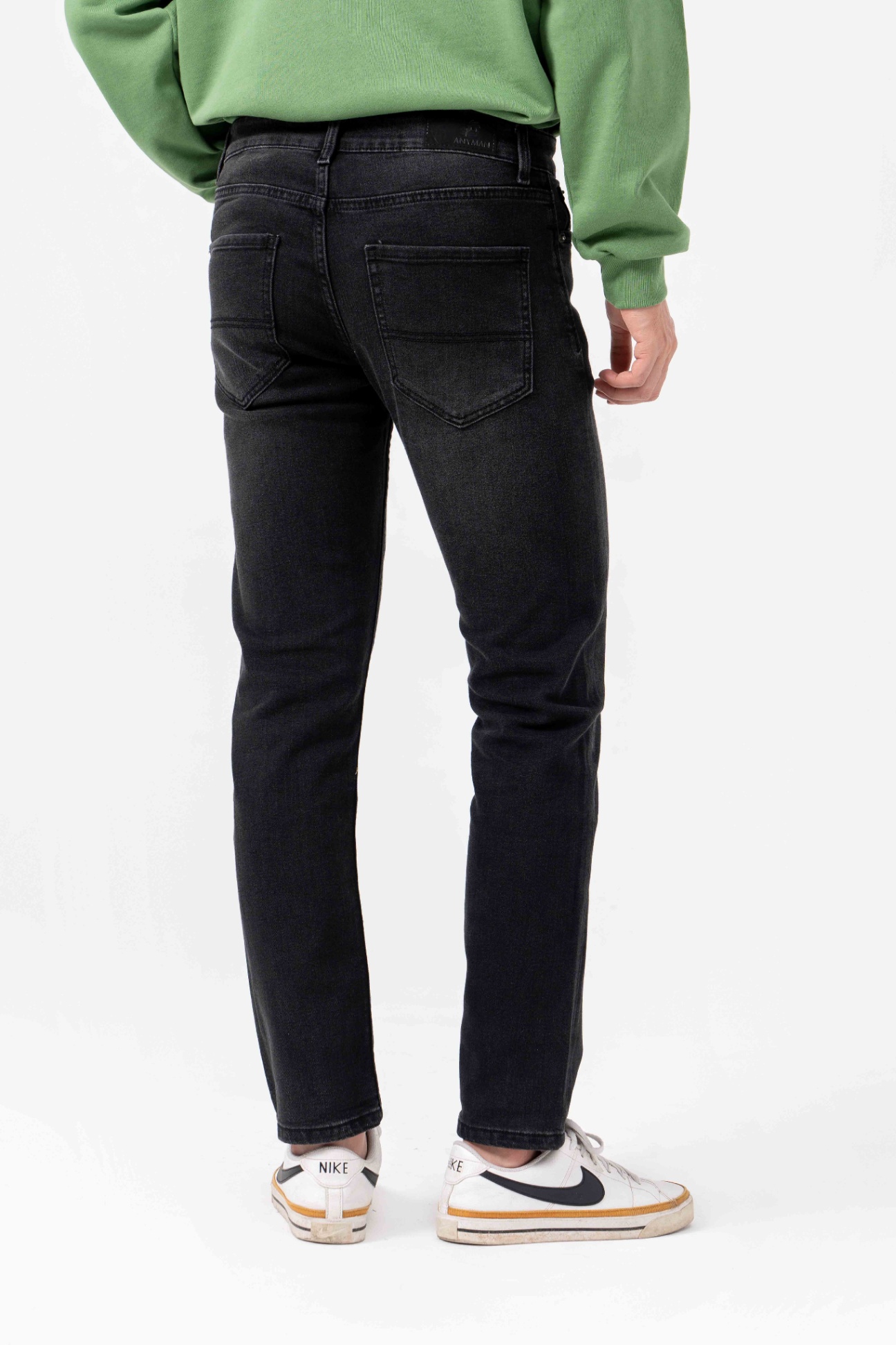 Quần dài nam (Jeans Anyman form slim 23V08 Chì)M