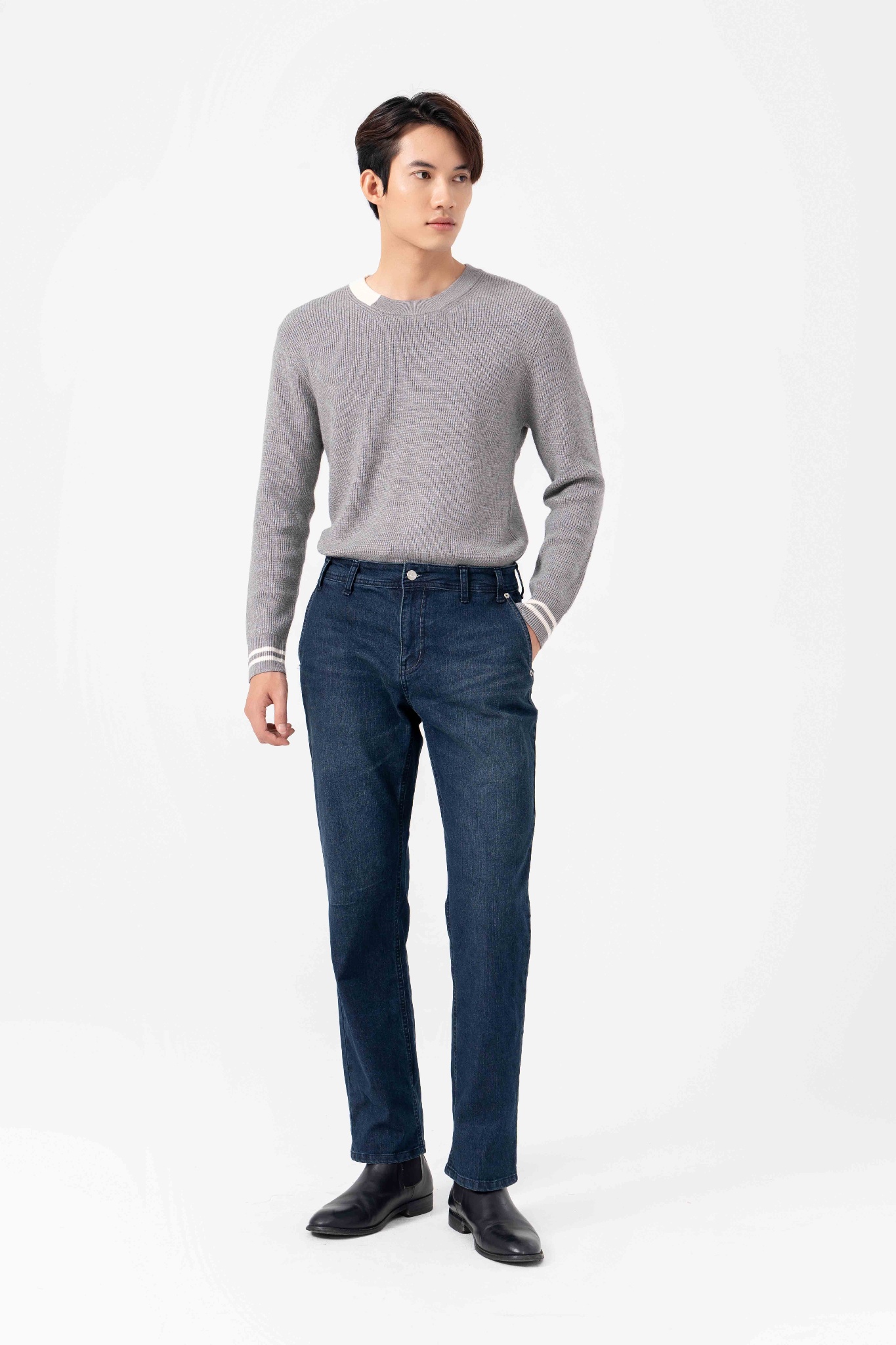 Quần dài nam Jeans 23AC08 Anyman