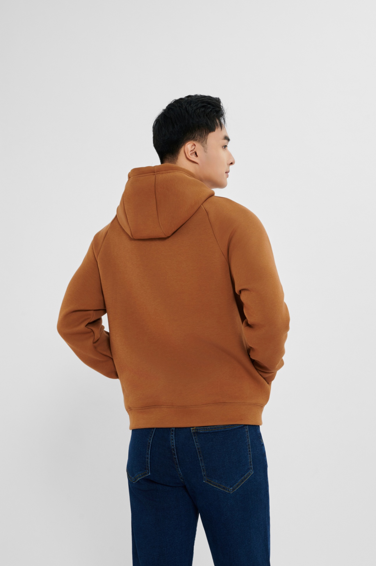 Áo nỉ nam hoodie in chữ Offer 24D-28, Anyman