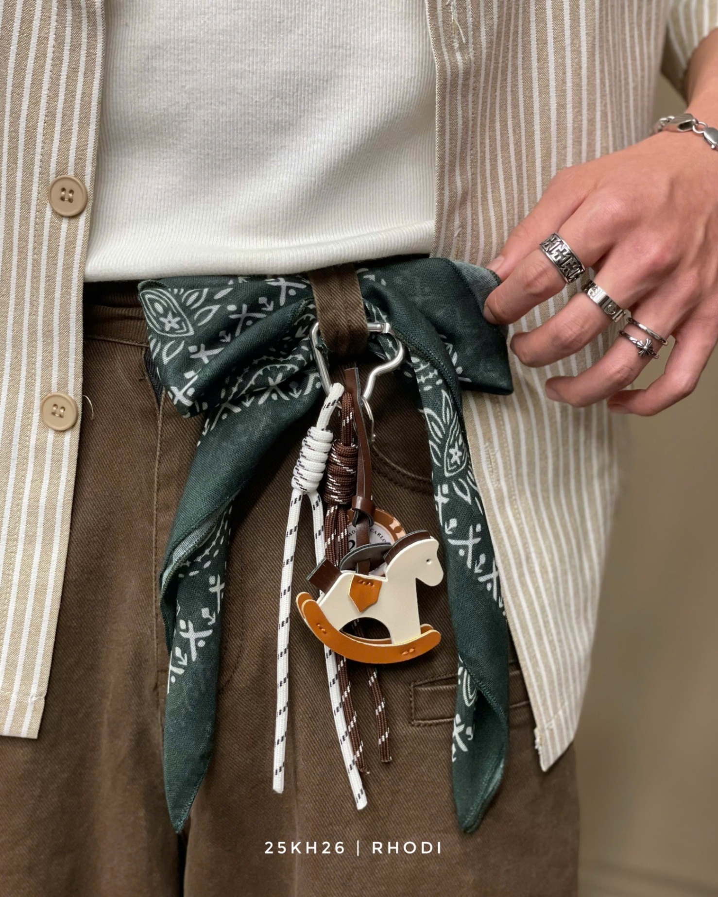 Khăn bandana 25KH26 - RÊU