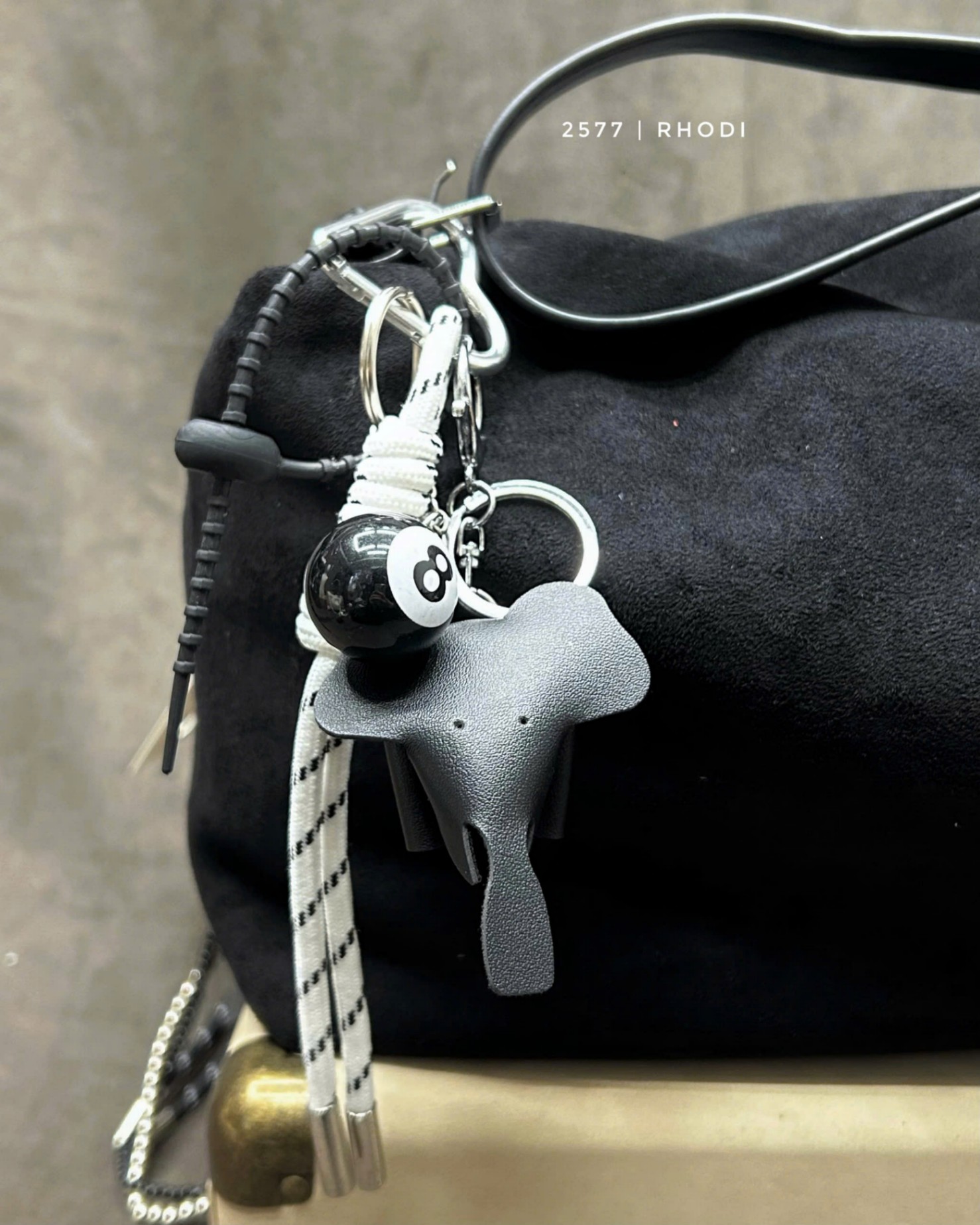 Móc keybag 2577 voi đen