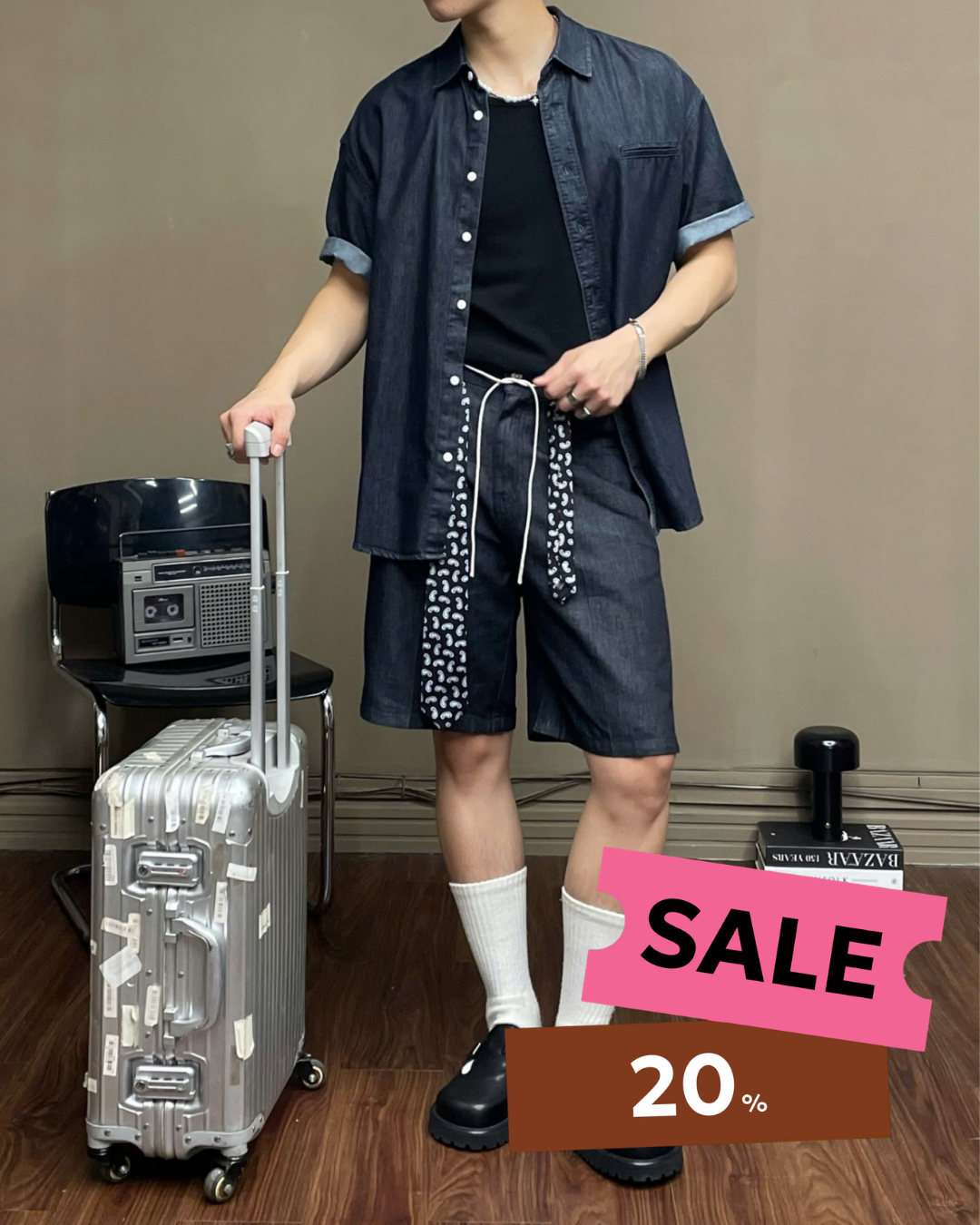 Quần bộ denim 1028 SM