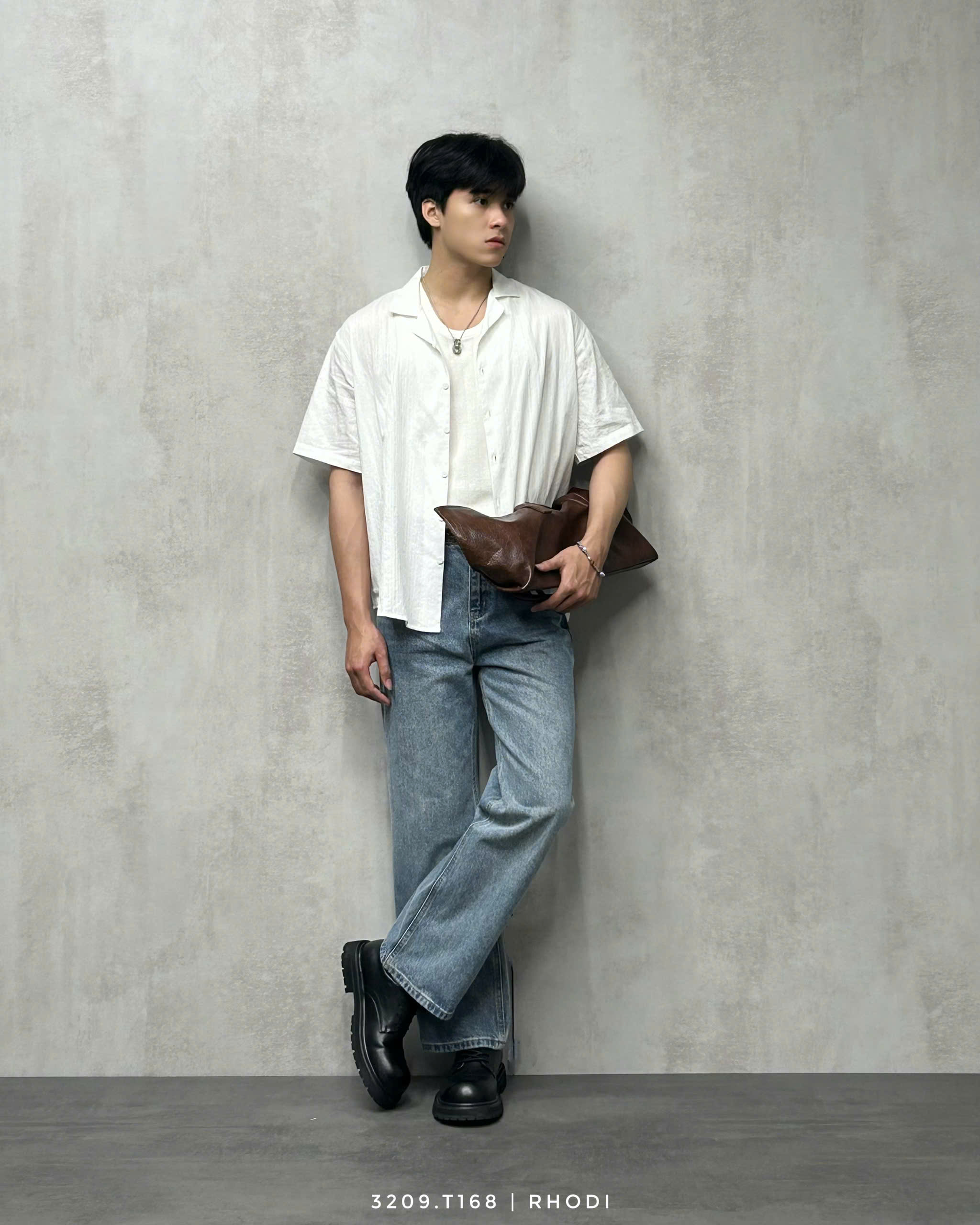 Quần jeans suông T168 NS