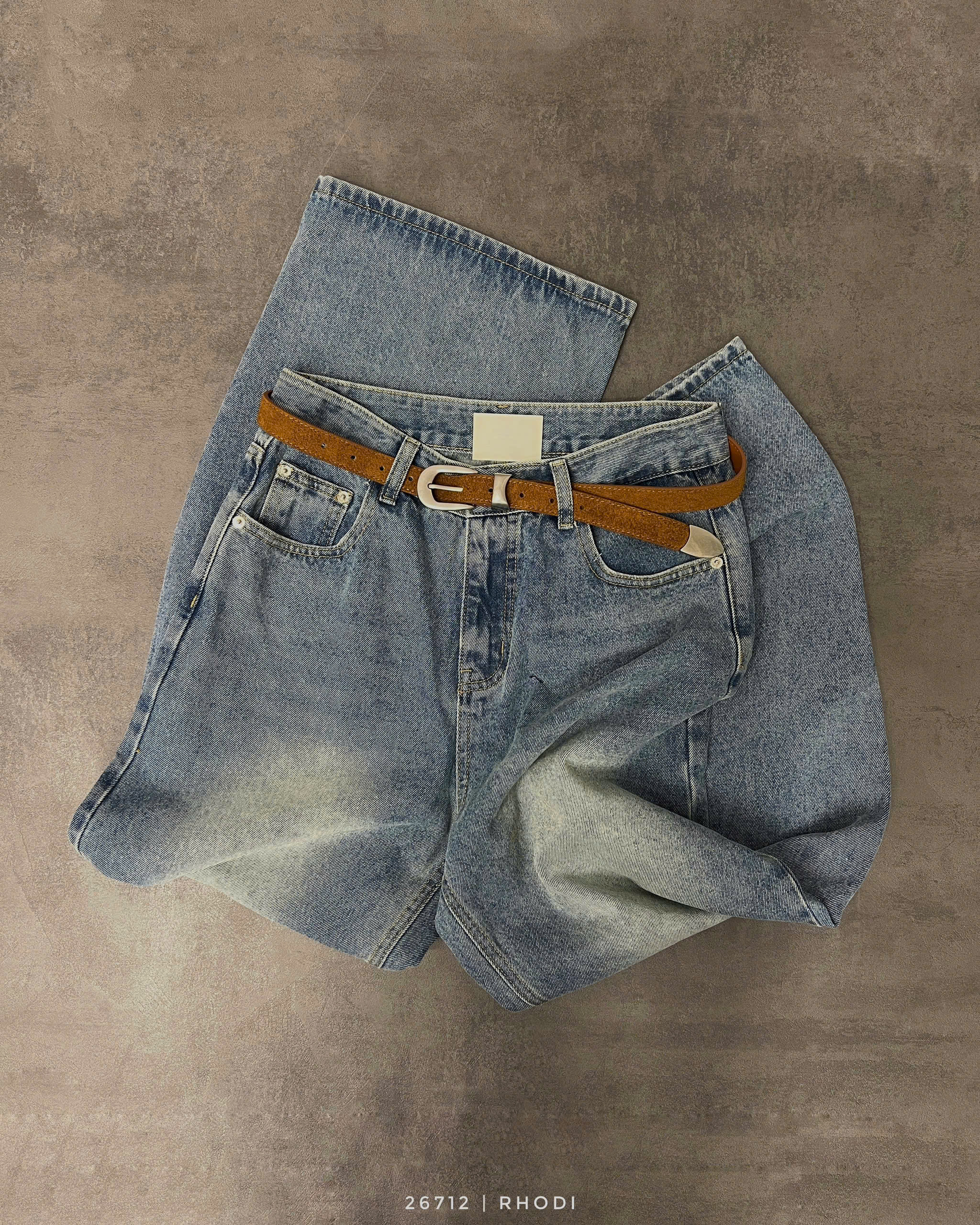 Thắt lưng suede TL.26712 TL5 - NÂU