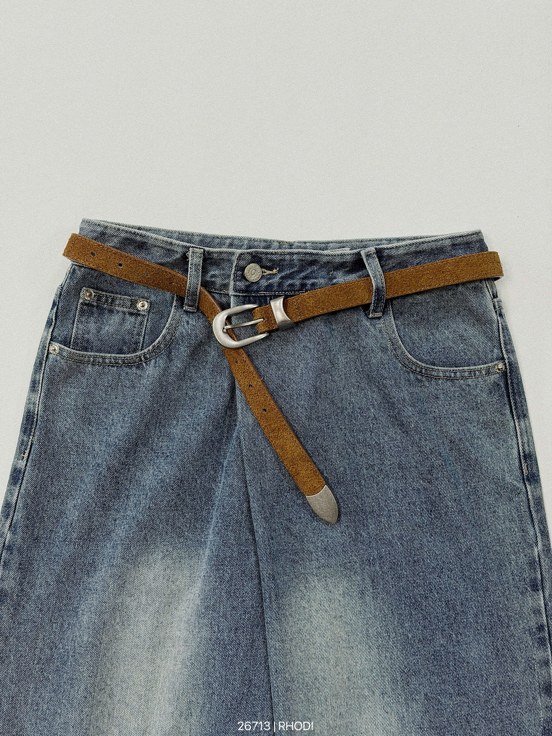 Thắt lưng suede TL.26713 TL5 - KAKI