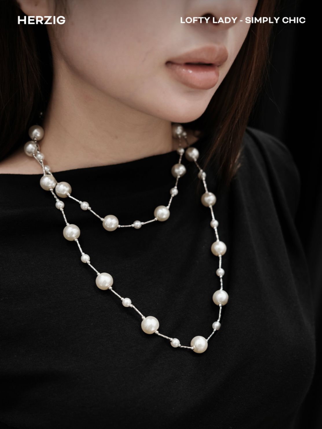 Vòng cổ ngọc trai dài
