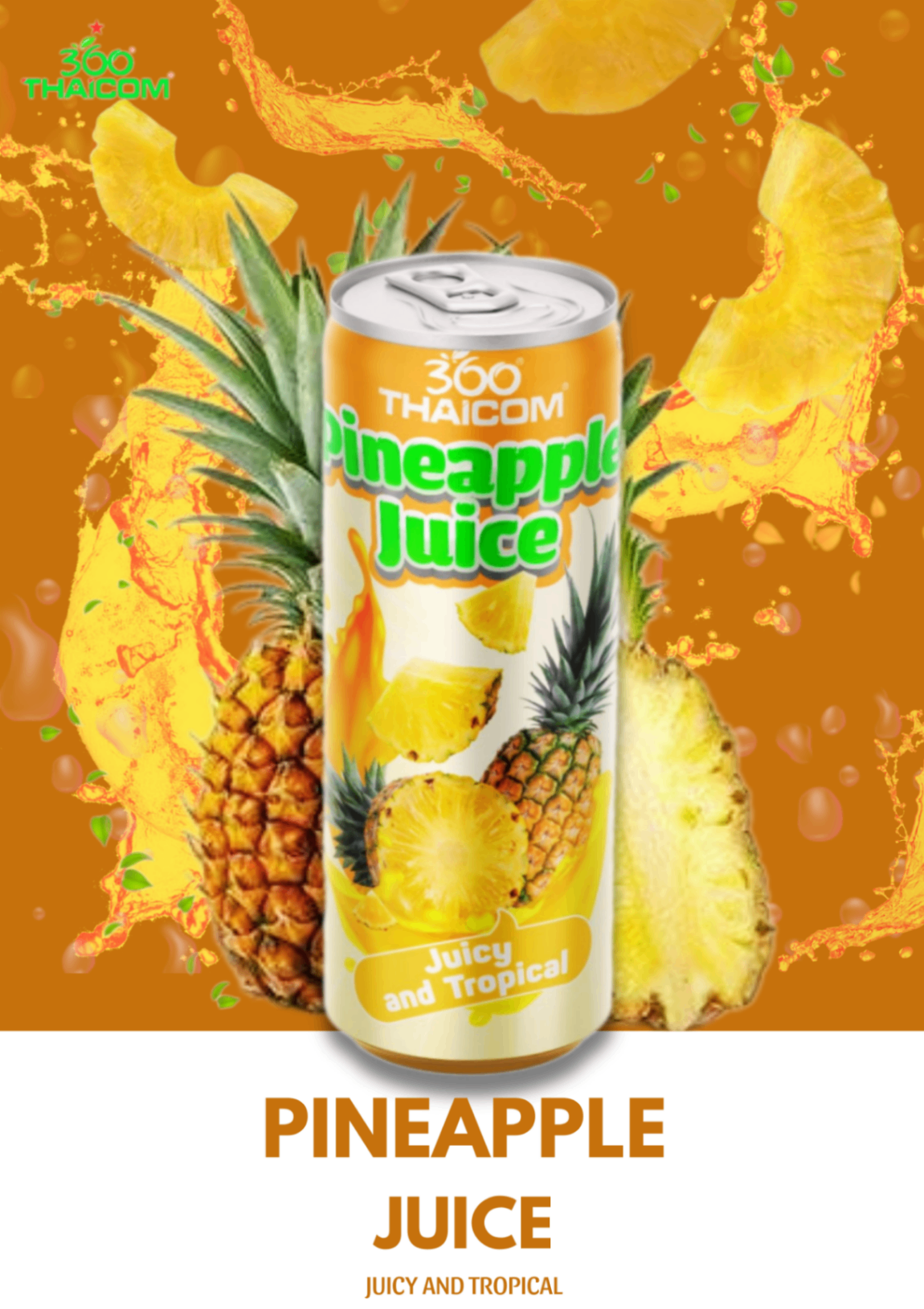 Nước ép dứa 320ml (Pineapple Juice 320ml Can)