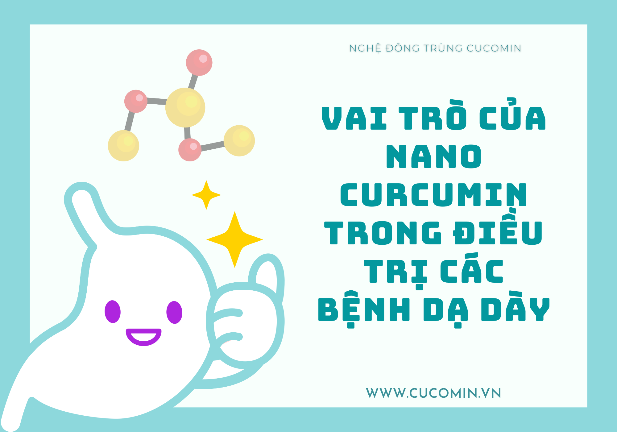 vai trò của curcumin đối với bệnh dạ dày