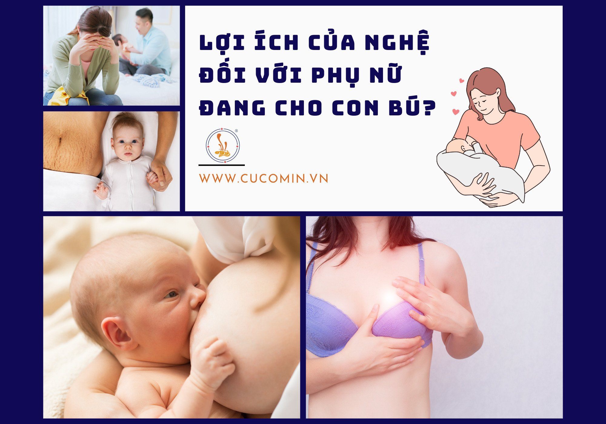 Công dụng của nghệ đối với phụ nữ cho con bú