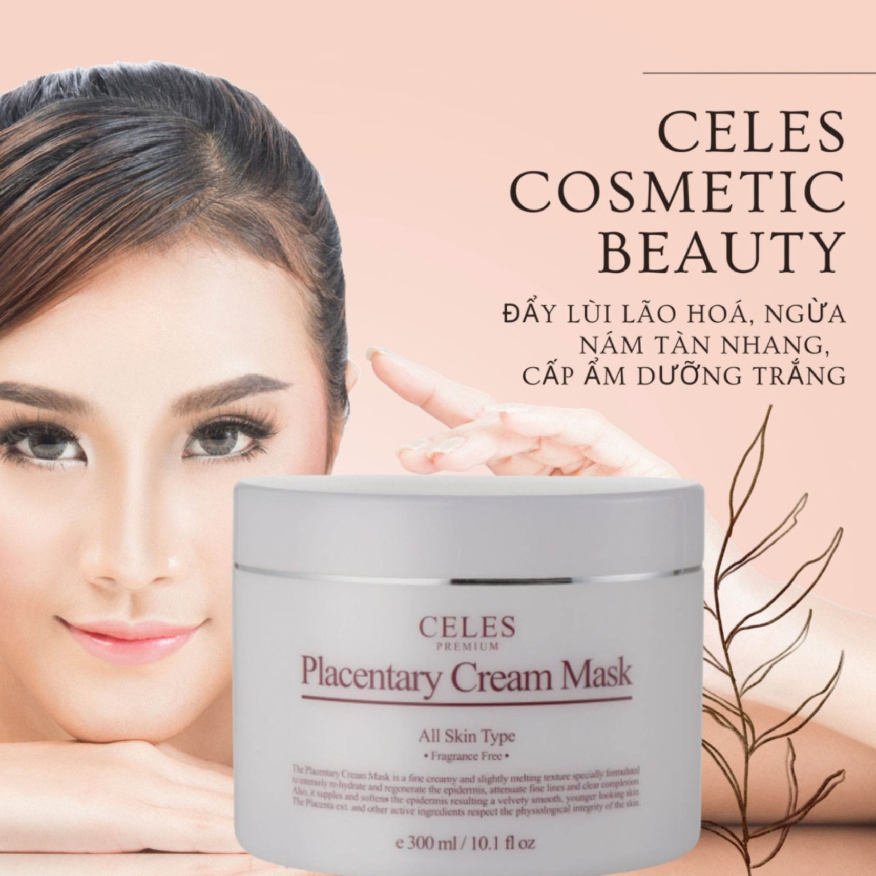 Kem Nhau Thai Cừu Celes Placentary Cream Premium 300ml