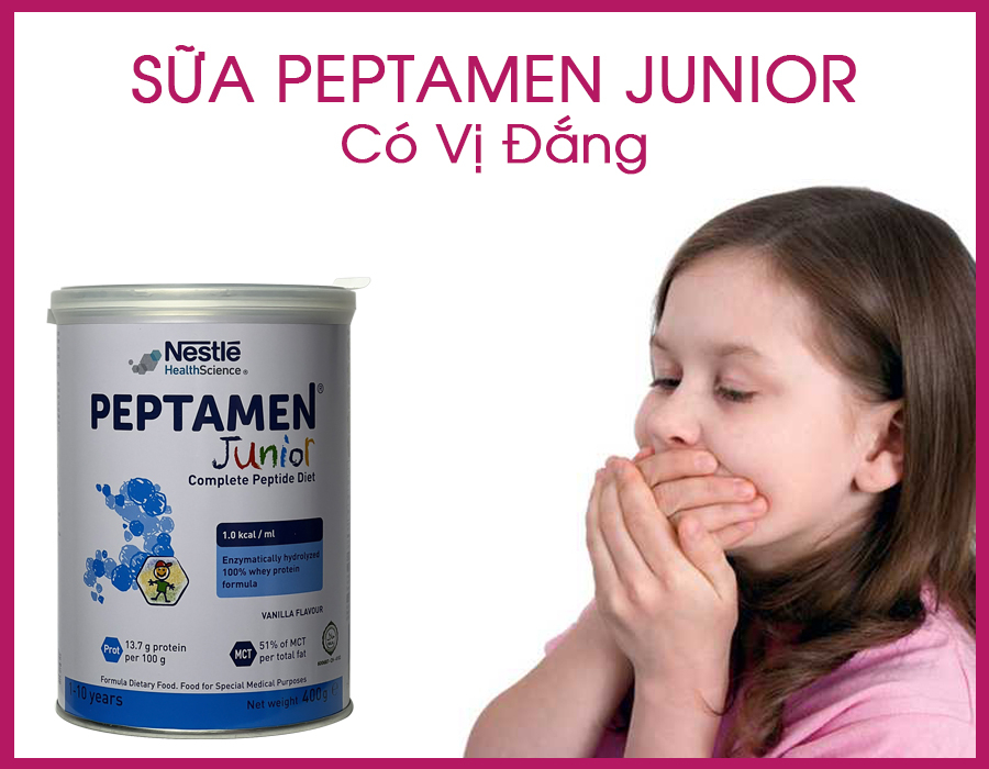 Sữa Peptamen Junior Có Vị Đắng