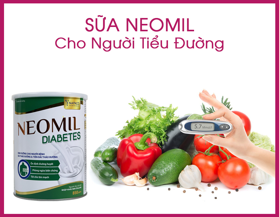 Sữa Neomil Cho Người Tiểu Đường