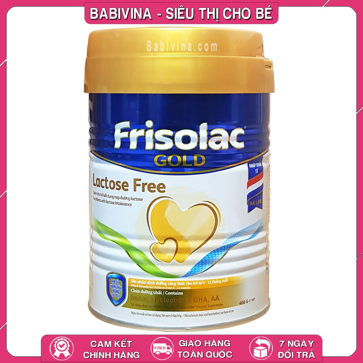 Sữa Frisolac Gold Lactose Free 400g