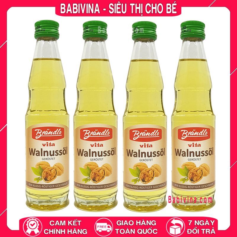 Dầu hạt óc chó “Vita Walnussol” hiệu Brandle – chai 100ml