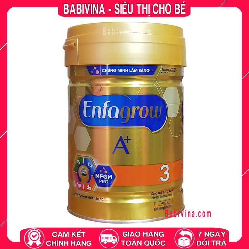 Sữa Bột Enfagrow A+3 870g Cho Trẻ Từ 1-3 Tuổi (ENFA GROW)