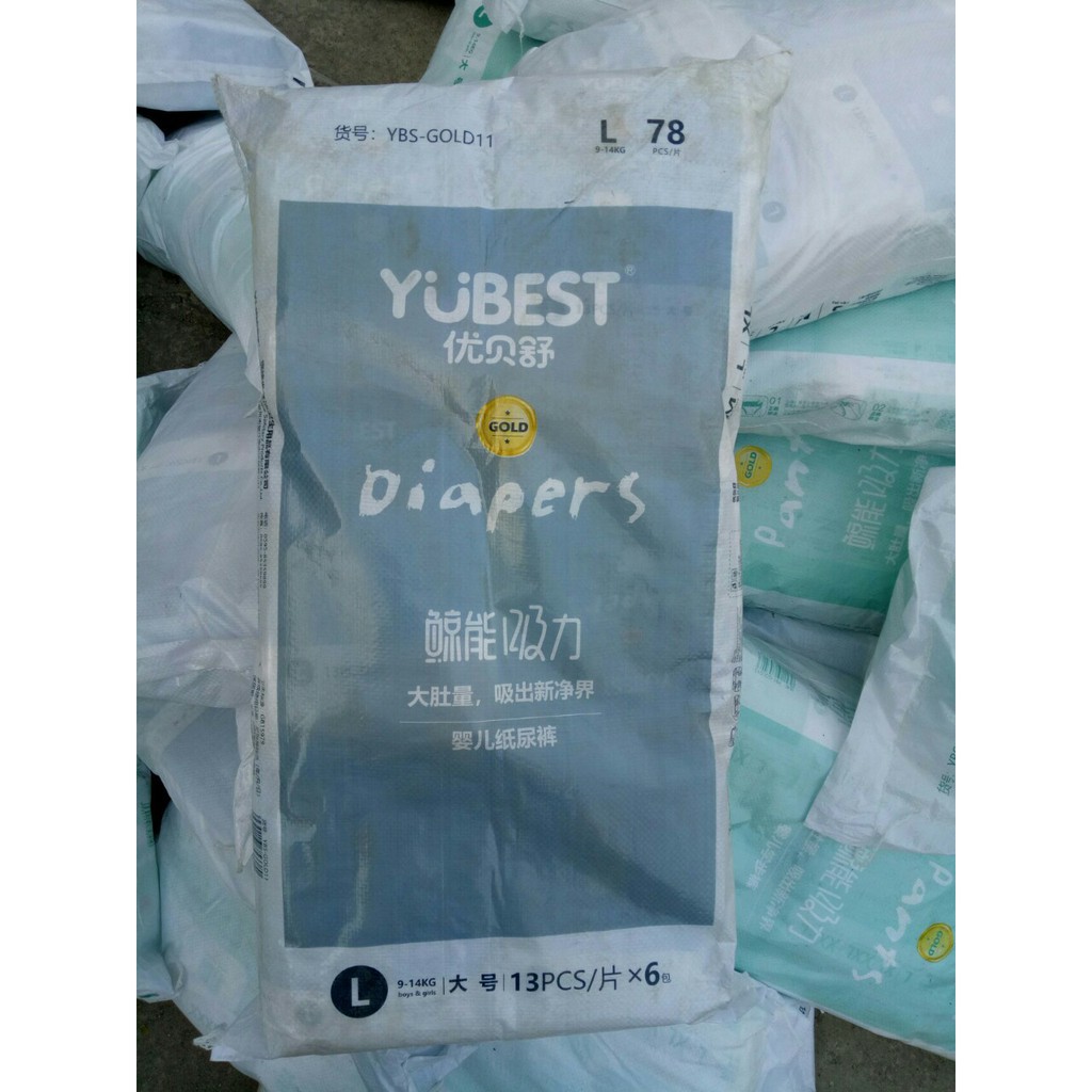 Bỉm Yubest Gold Dán L78