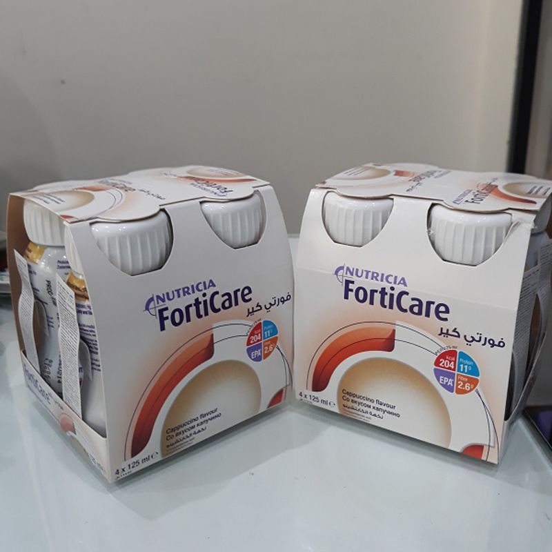 Sữa Nước Forticare 125ml Thùng 24 Chai, Hương Capuchino, Cao Năng Lượng Dành Cho Bệnh Nhân Ung Thư, Người Ốm, Bệnh (Tiết Kiệm 95000 So Với Mua Lẻ Lốc 4 Chai) Cappuccino