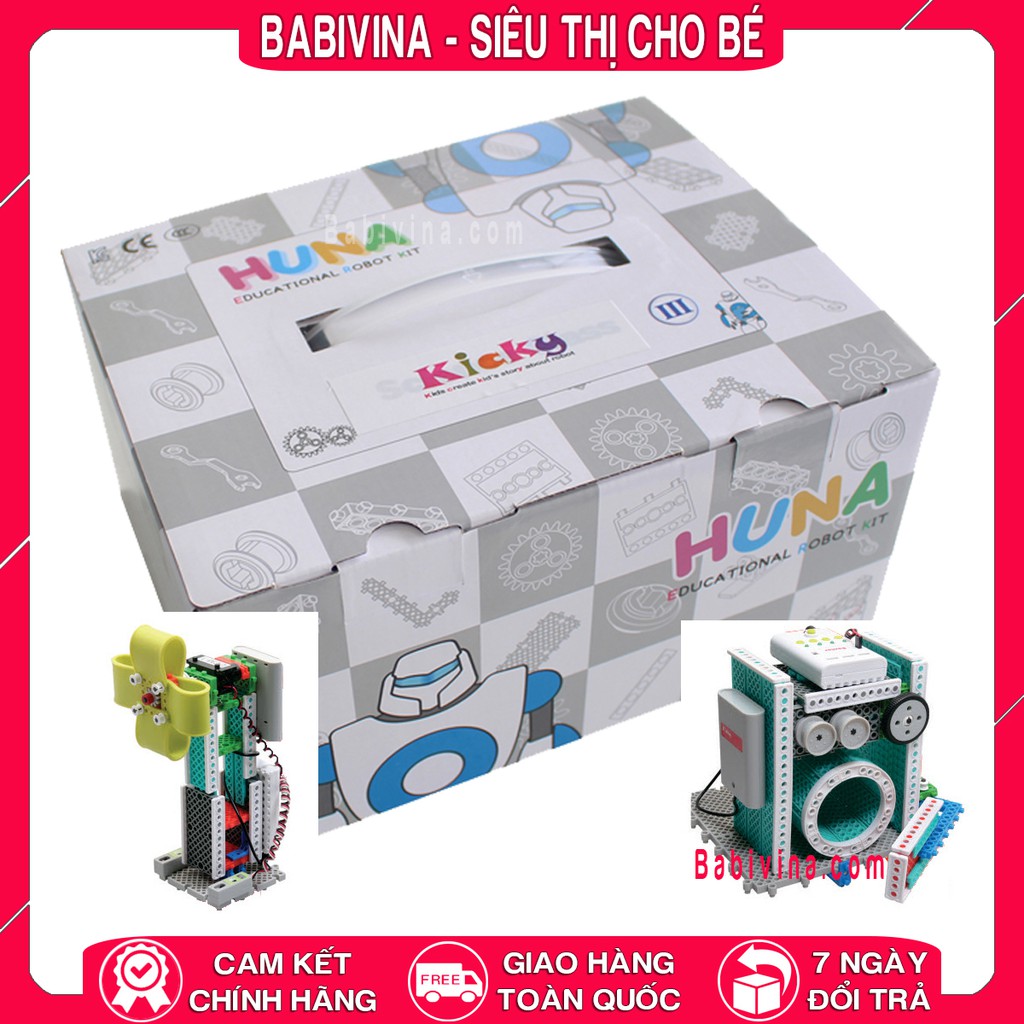 Bộ Lắp Ghép Robot Huna Robot Kicky 3