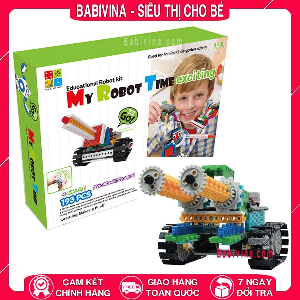 Bộ Lắp Ghép Robot Huna My Robot Time Exciting