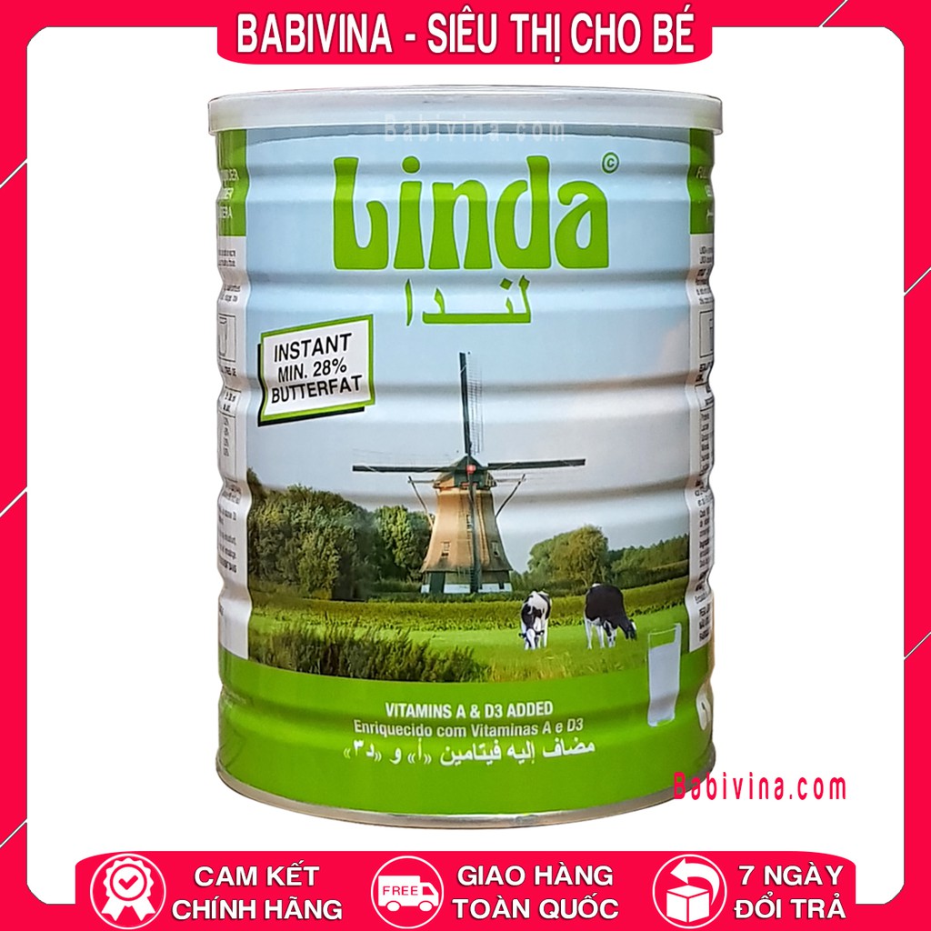 SỮA NGUYÊN KEM LINDA 900G (Sữa tươi Organic Hà Lan)