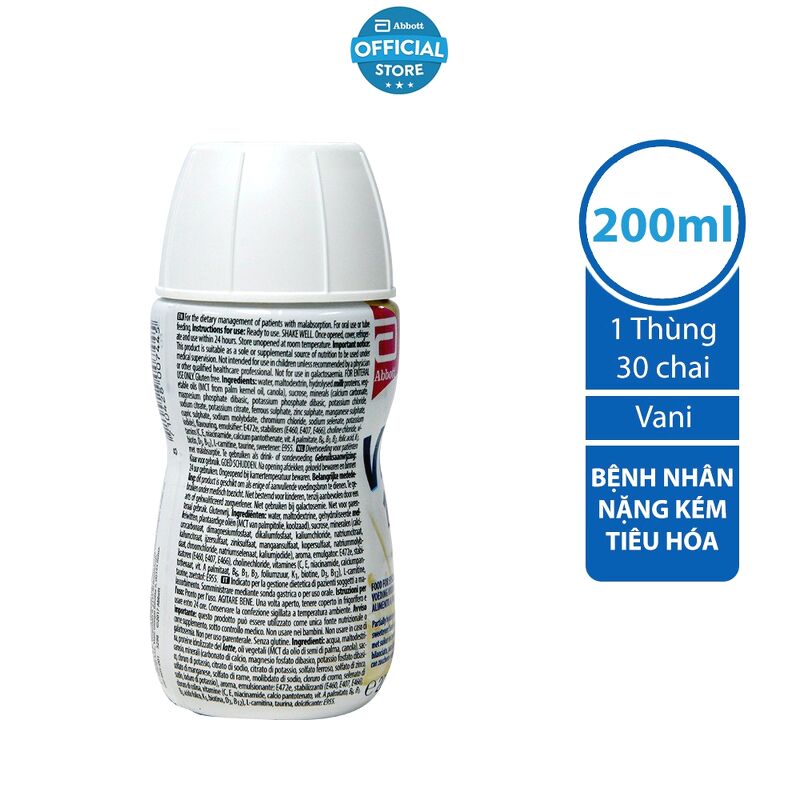 Sữa Ensure Vital 1.5 kcal 200 ml | Dinh Dưỡng Dành Cho Bệnh Nhân Kém Hấp Thu, Người Ốm Bệnh, Phẫu Thuật | Mua Sữa Ensure Vital Chính Hãng Abbott, Giá Rẻ Nhất Tại Babivina