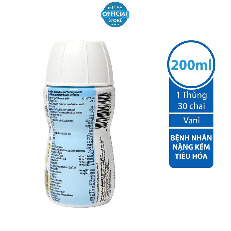 Sữa Ensure Vital 1.5 kcal 200 ml | Dinh Dưỡng Dành Cho Bệnh Nhân Kém Hấp Thu, Người Ốm Bệnh, Phẫu Thuật | Mua Sữa Ensure Vital Chính Hãng Abbott, Giá Rẻ Nhất Tại Babivina