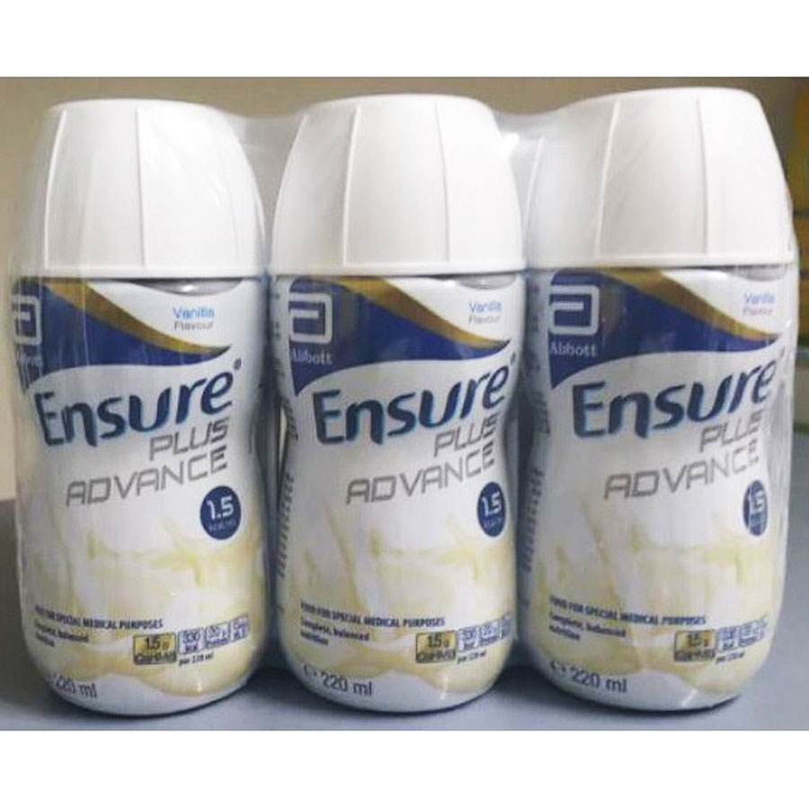 Sữa Ensure Plus Advance 220ml 1.5 kcal | Dinh Dưỡng Cho Bệnh Nhân Nặng, Phẫu Thuật, Hồi Sức Cấp Cứu, Tim Mạch, Xương Khớp | Mua Ensure Plus Advance Chính Hãng Abbott, Giá Rẻ Nhất Tại Babivina