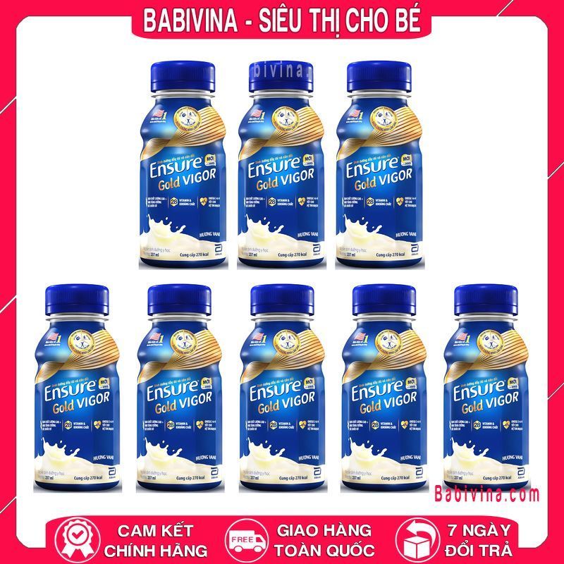 Thùng 24 Chai Sữa Ensure Gold Vigor 237ml