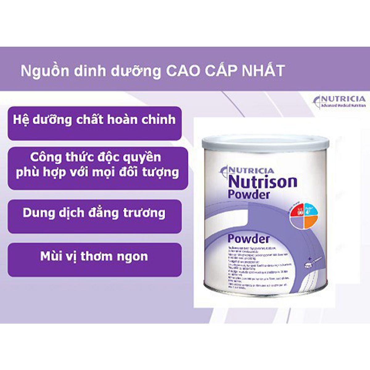 Sữa Nutrison Powder 430G Cho Người Ăn uống Kém, Cần Phục Hồi Nhanh, Tiêu Hóa Kém