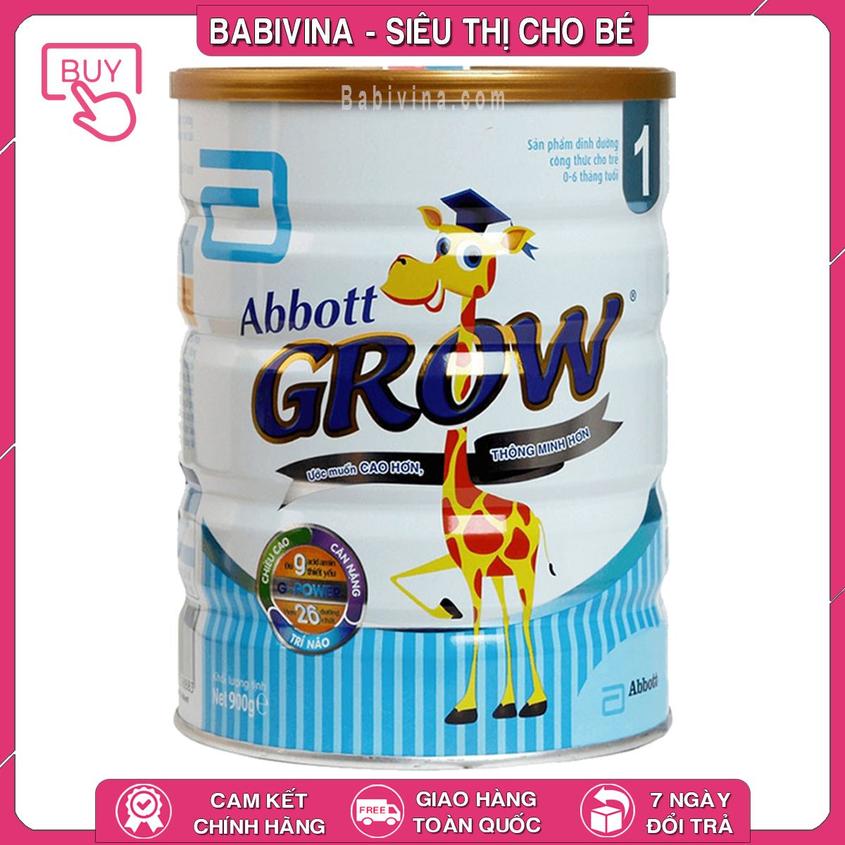 Sữa Bột Pha Sẵn Abbott Grow Gold 180ml