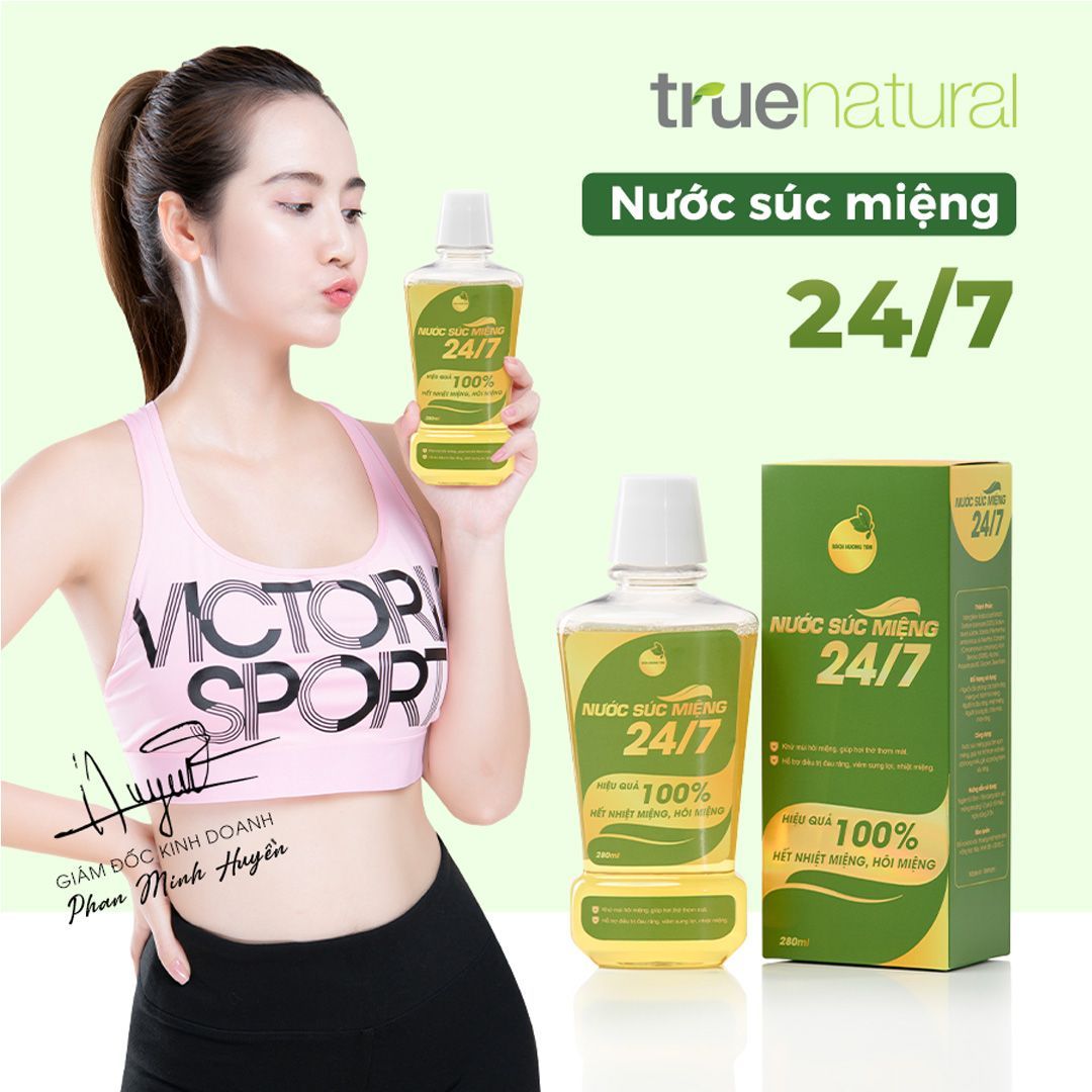 Nước Súc Miệng Đông Y Lá Xoài Nano Bạc 247 | Giữ Hơi Thở Luôn Thơm Mát, Chính Hãng Hãng Trunatural