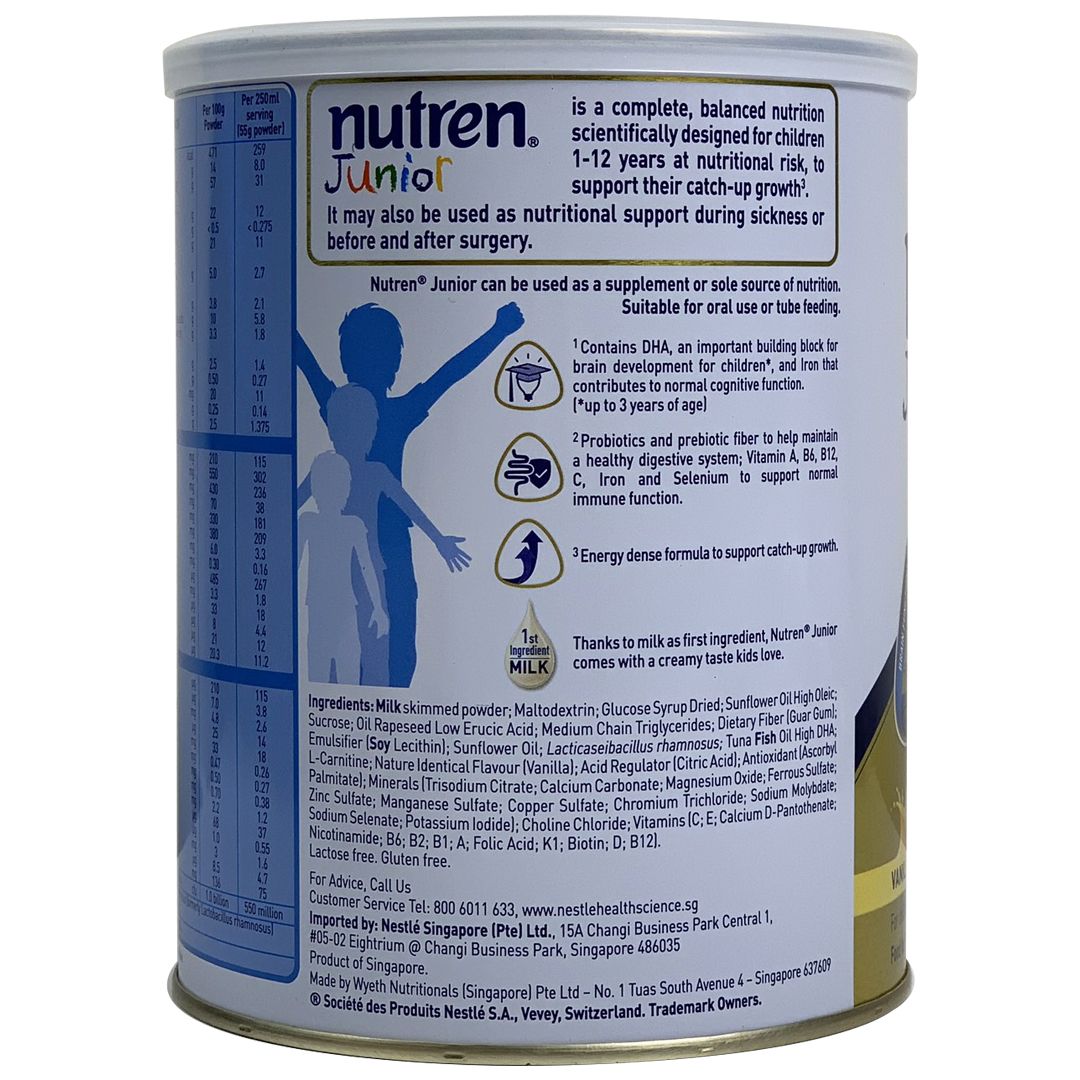 Sữa Nutren Junior 850g | Dinh Dưỡng Cho Trẻ Từ 1-12 Tuổi, Biếng Ăn, Suy Dinh Dưỡng, Thấp Còi, Tiêu Hóa Kém, Tăng Cân Vượt Trội | Mua Nutren Junior Chính Hãng Nestle, Giá Rẻ Nhất Tại Babivina