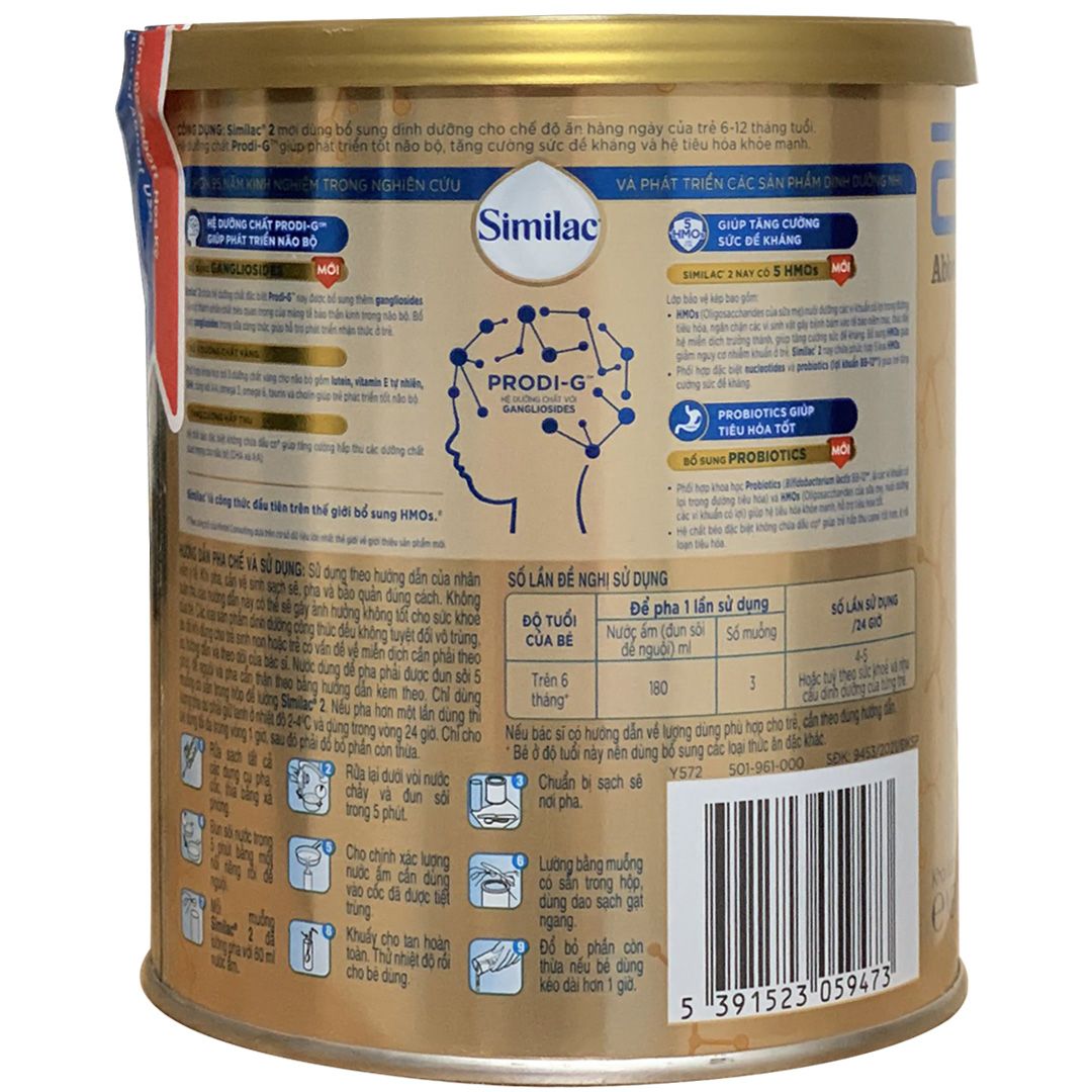 Sữa Similac 2 400g IQ HMO | Trẻ 6-12 Tháng Tuổi, Phát Triển Toàn Diện | Mua Sữa Similac 2 Chính Hãng Abbott, Giá Rẻ Nhất Tại Babivina