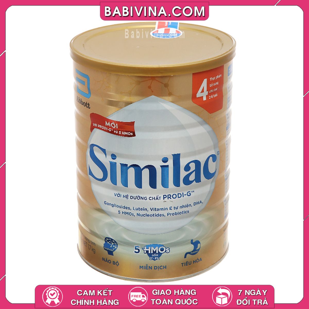 Sữa Similac 4 1.7kg | Trẻ Từ 2 - 6 Tuổi, Phát Triển Toàn Diện | Mua Similac 4 | Chính Hãng Abbott, Giá Rẻ Nhất Tại Babivina