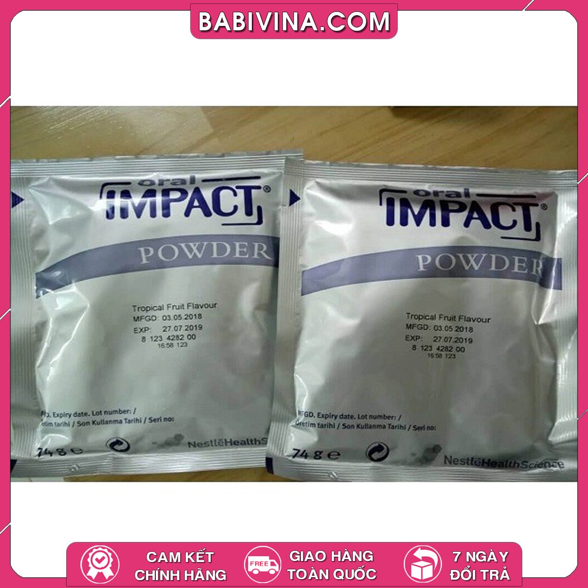 Sữa Oral Impact Powder 370g | Dinh Dưỡng Cho Bệnh Nhân Ung Thư, Phẫu Thuật | Hàng Chính Hãng Nestle Giá Tốt Nhất