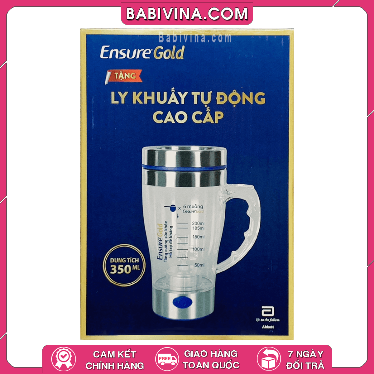 Cốc Pha Sữa Tự Động, Không Cần Khuấy Tay | Dùng Pha Sữa, Ngũ Cốc, Bột...