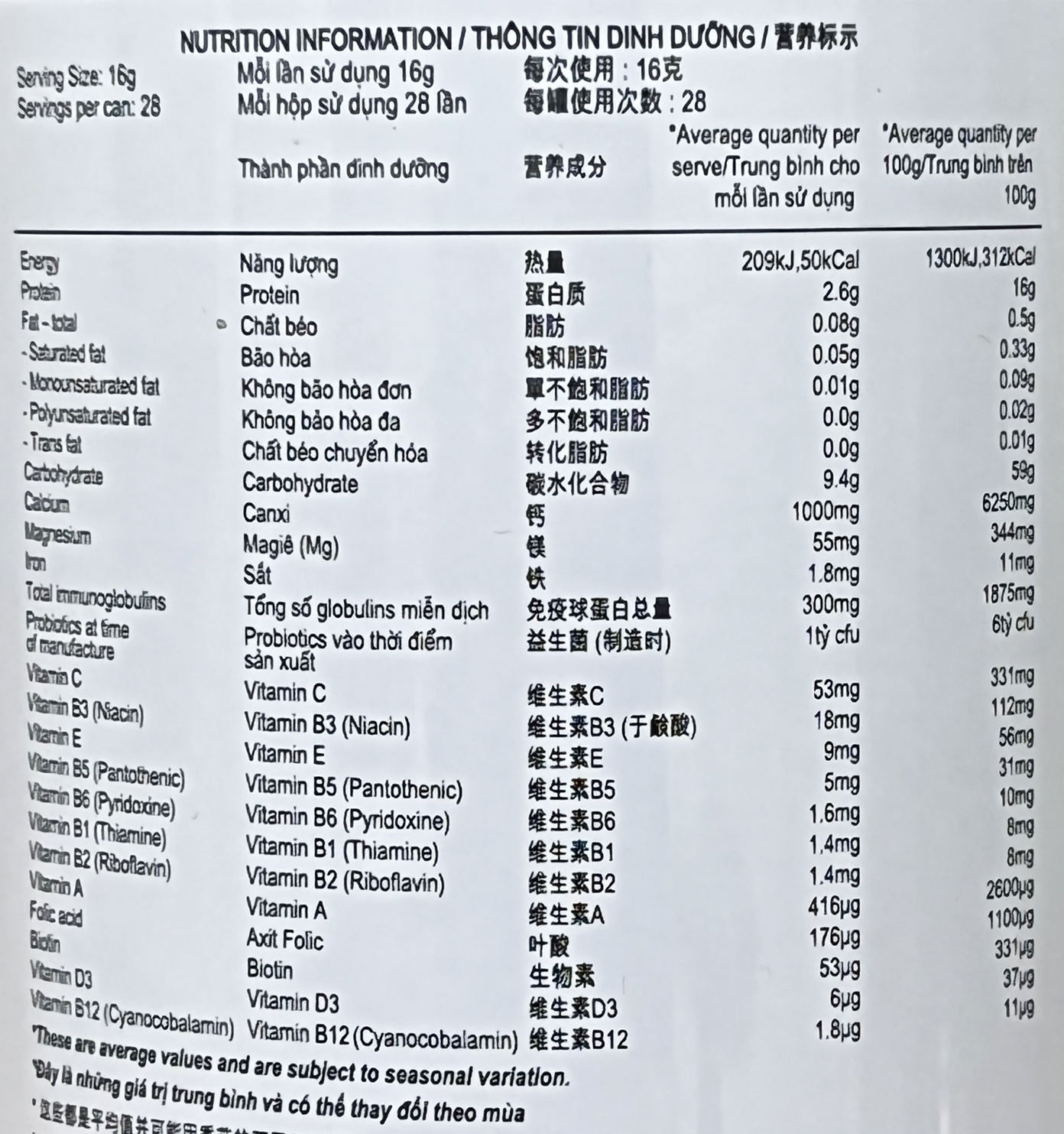 bang-thanh-phan-dinh-duong-sua-non-alpha-lipid-lifeline-450g