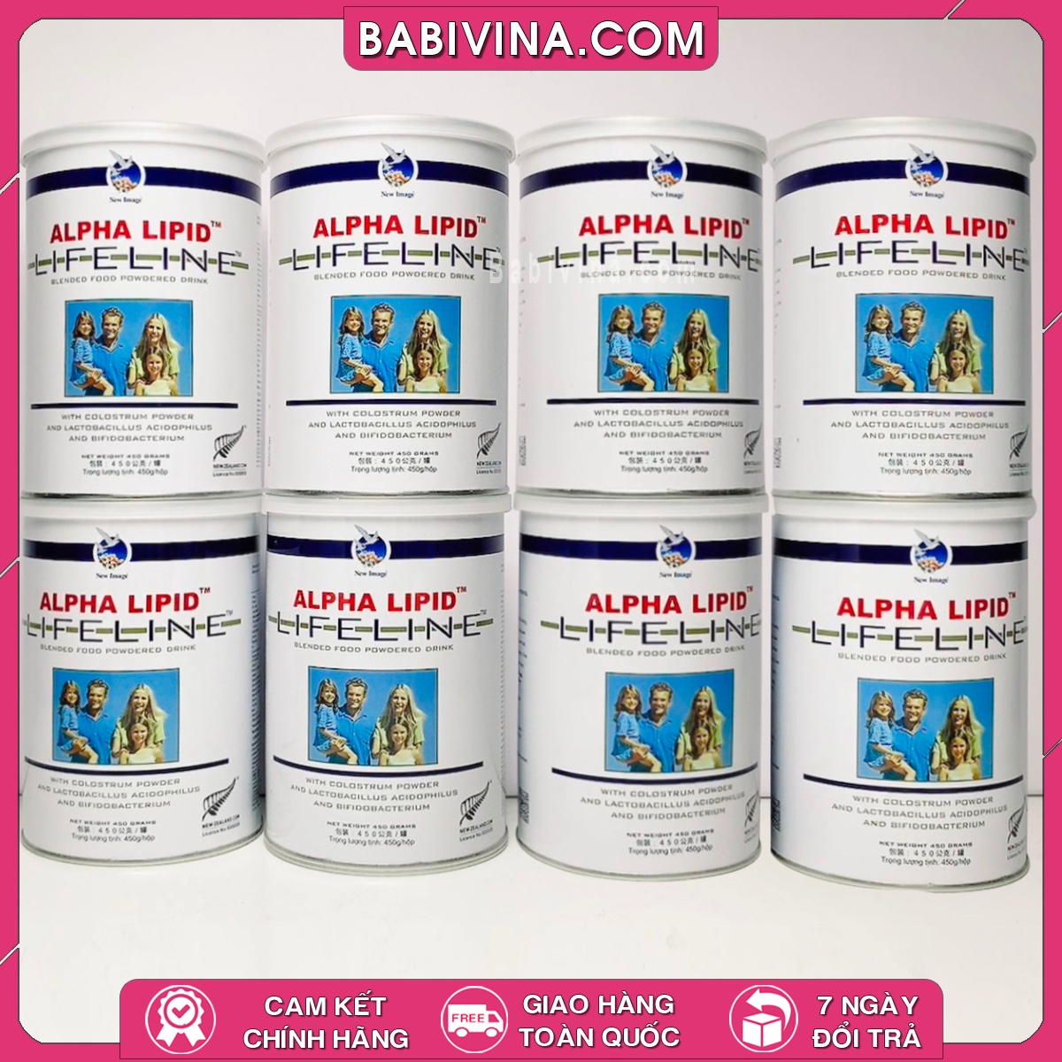 Sữa Non Alpha Lipid Lifeline 450g | Tăng Cường Sức Khỏe Toàn Diện | Hàng Chính Hãng Phân Phối Tại Việt Nam, Giá Tốt Nhất