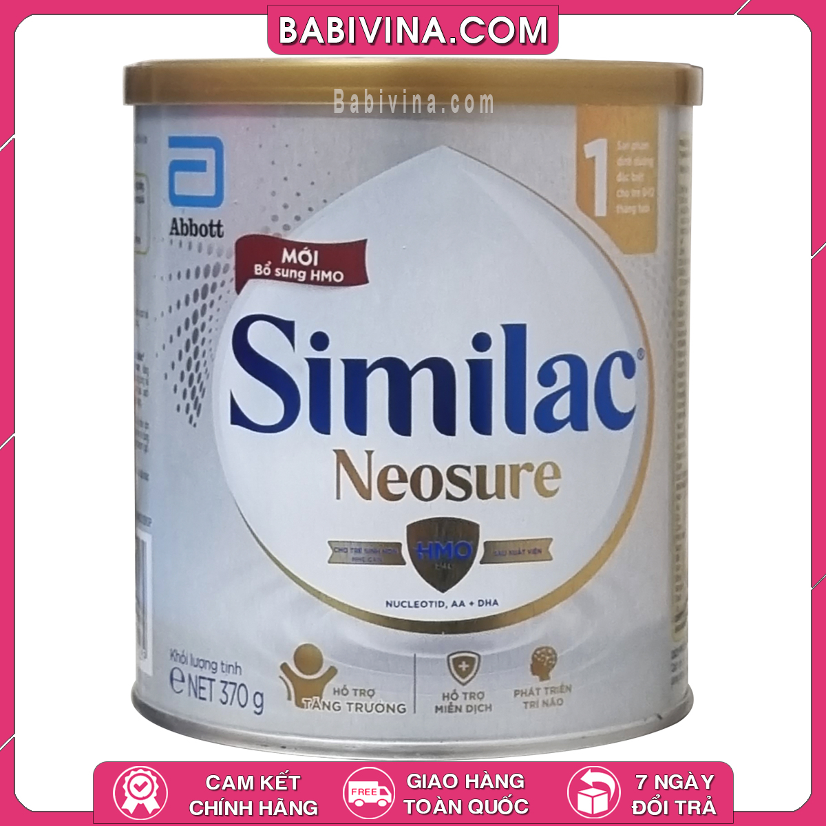 Sữa Similac Neosure 370g | Dinh Dưỡng Cho Trẻ 0-12 Tháng, Sinh Non Nhẹ Cân | Mua Neosure Chính Hãng Aboott, Giá Rẻ Nhất Tại Babivina