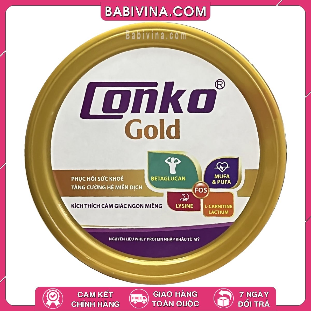 Sữa Conko Gold 800g | Dinh Dưỡng Cho Người Bệnh Cao Tuổi, Trước Và Sau Phẫu Thuật, Người Gầy Yếu Cần Tăng Cân | Mua Sữa Conko Gold Chính Hãng Medibest, Giá Rẻ Nhất Tại Babivina