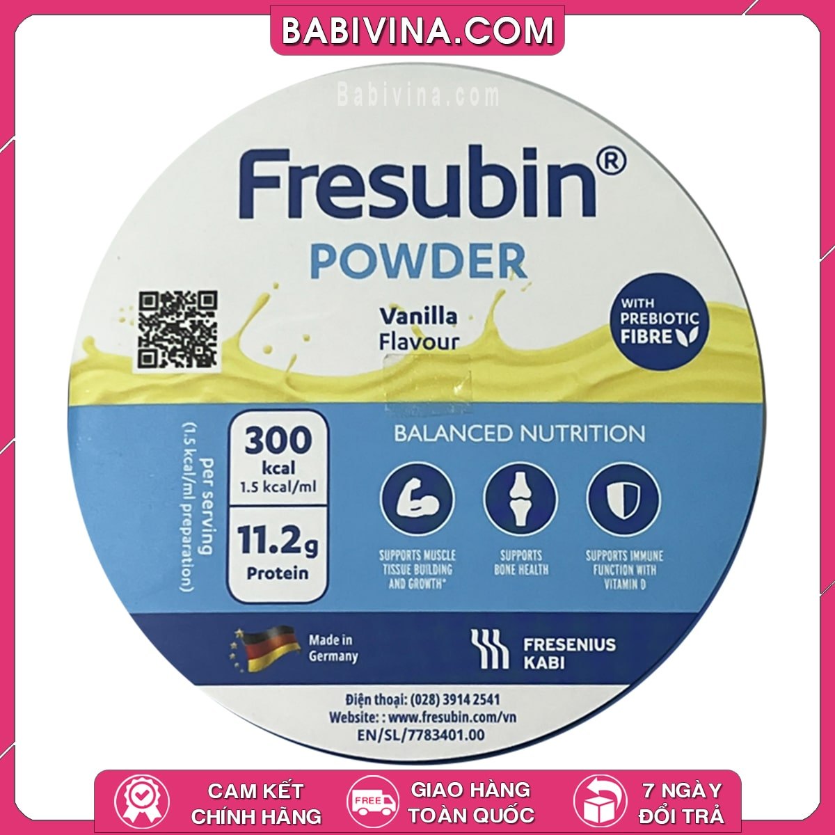 Sữa Fresubin Powder Fibre 500g | Dinh Dưỡng Cao Năng Lượng Cho Người Cao Tuổi, Ốm Bệnh, Gầy Yếu | Chuyên Gia Dinh Dưỡng Khuyên Dùng | Mua Fresubin Chính Hãng, Giá Tốt Nhất Tại Babivina