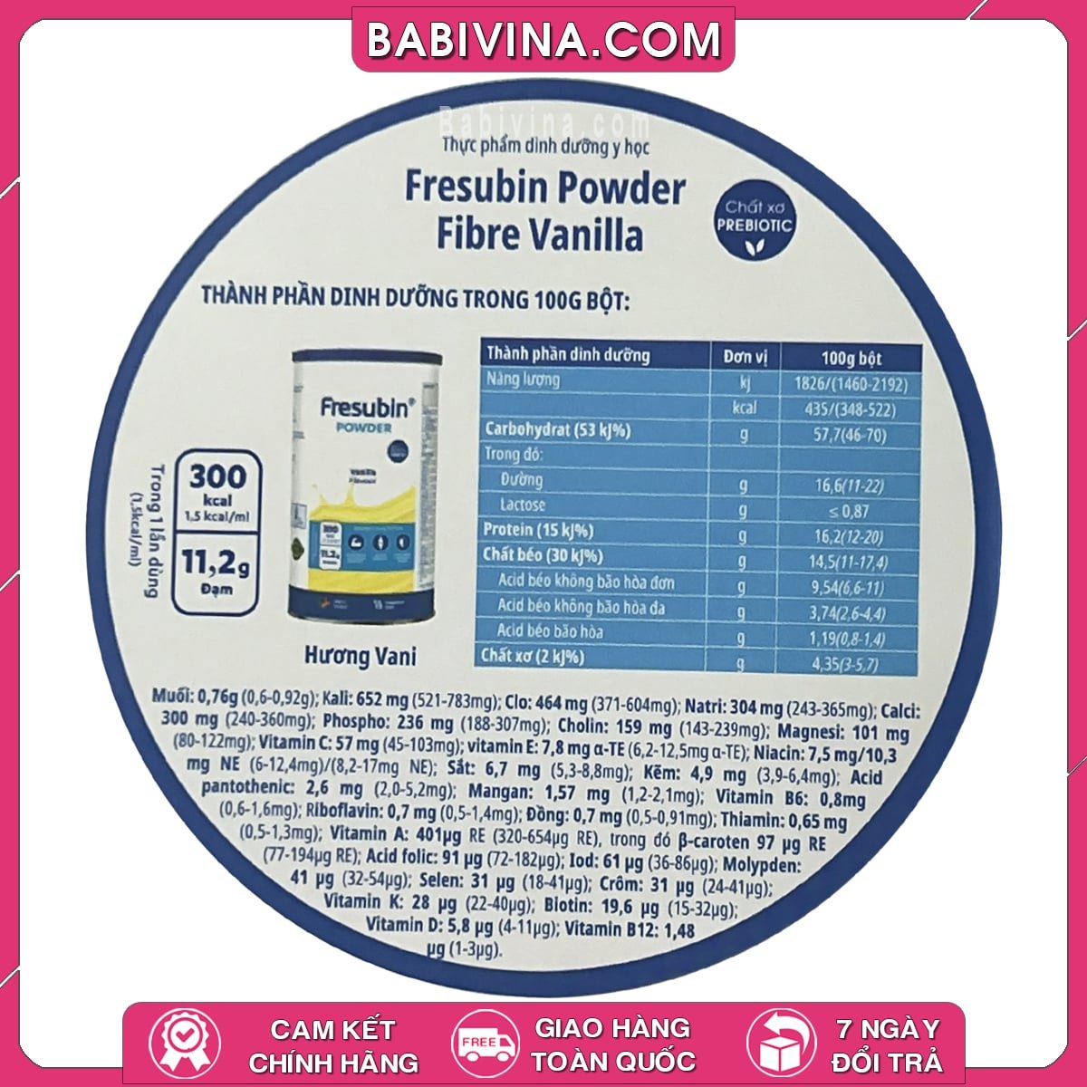 Sữa Fresubin Powder Fibre 500g | Dinh Dưỡng Cao Năng Lượng Cho Người Cao Tuổi, Ốm Bệnh, Gầy Yếu | Chuyên Gia Dinh Dưỡng Khuyên Dùng | Mua Fresubin Chính Hãng, Giá Tốt Nhất Tại Babivina