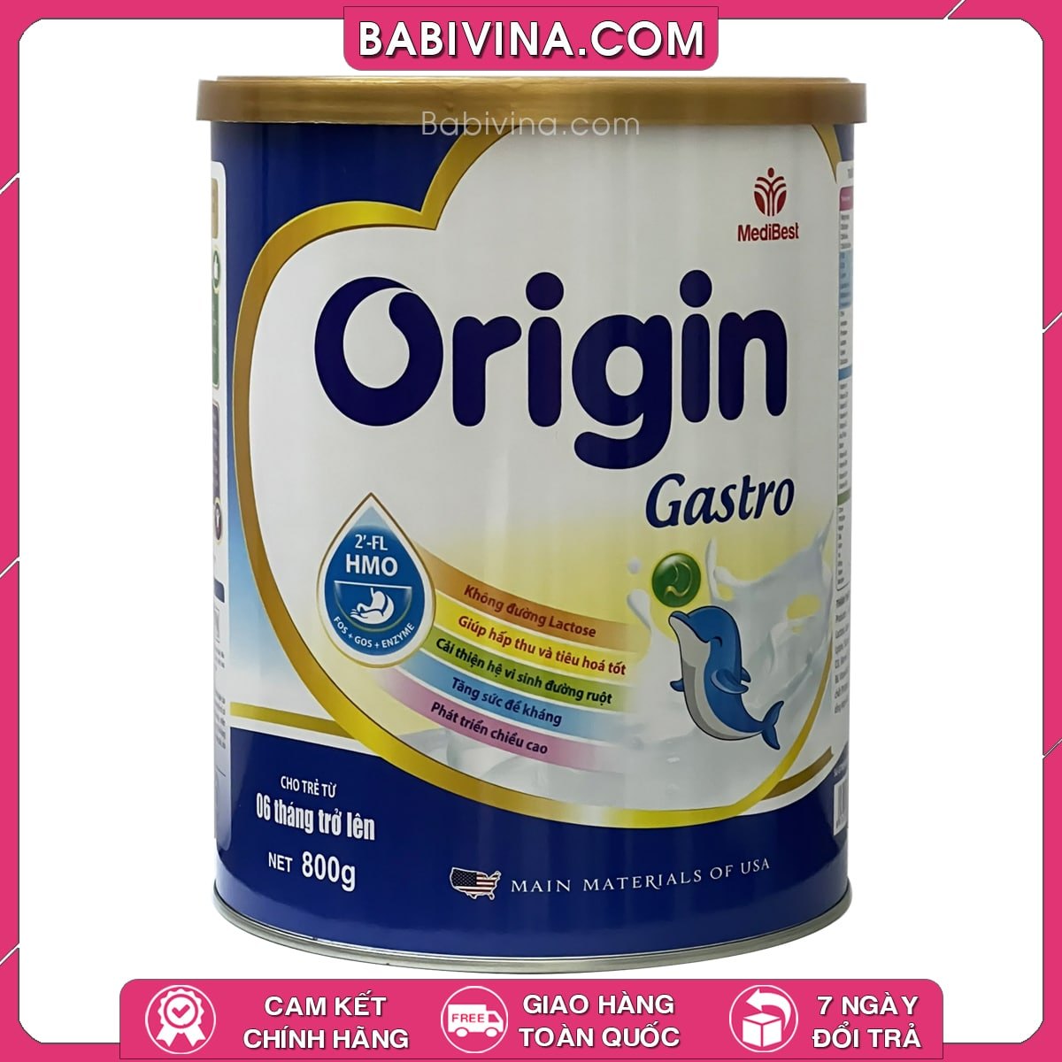 Sữa Origin Gastro 800g | Dinh Dưỡng Cho Trẻ Từ 6 Tháng Tuổi, Trẻ Có Hệ Tiêu Hóa Kém, Bất Dung Nạp Lactose | Mua Origin Chính Hãng, Giá Rẻ Nhất Tại Babivina