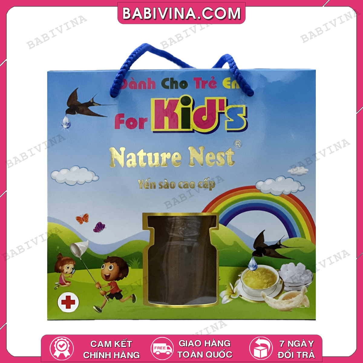 Yến Sào Cao Cấp Nature Nest for Kids Lốc 6 Lọ (6 x 70ml) | Cho Bé Từ 1 Tuổi, Tăng Cường Sức Đề Kháng, Giúp Bé Ăn Ngon Miệng | Mua Hàng Chính Hãng, Giá Rẻ Nhất Tại Babivina