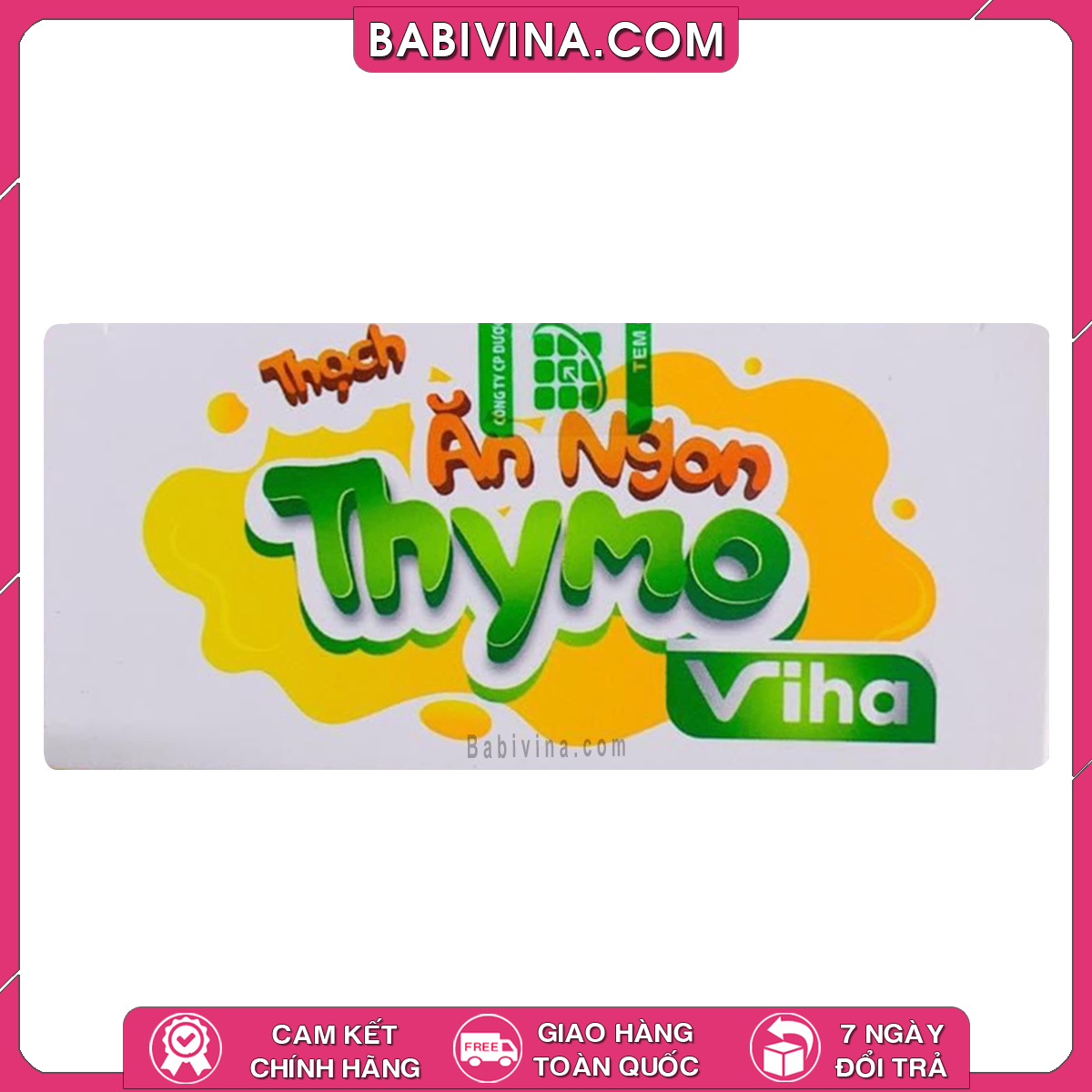 Thạch Ăn Ngon ThyMo Viha | Hỗ Trợ Bé Ăn Ngon, Kích Thích Ngon Miệng | Mua Hàng Giá Rẻ Nhất Tại Babivina