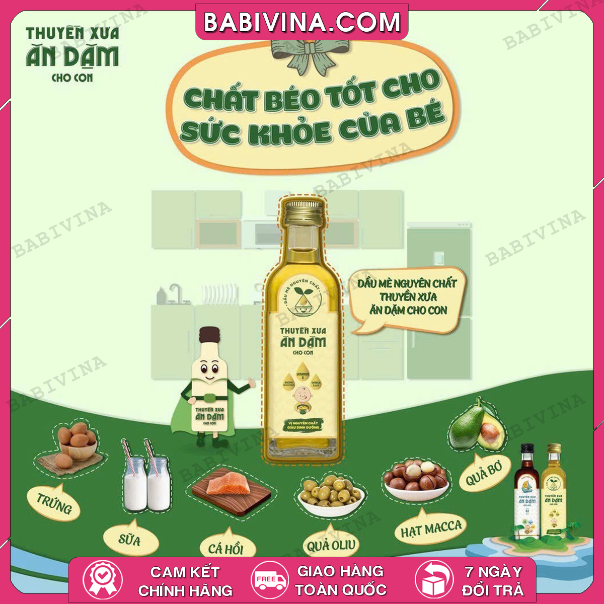 Dầu Mè Dinh Dưỡng Thuyền Xưa 65ml | Ăn Dặm Cho Bé | Mua Hàng Chính, Giá Rẻ Nhất Tại Babivina