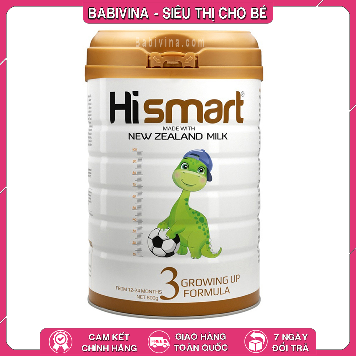 Sữa Hismart Số 3 800g | Dinh Dưỡng Dành Cho Trẻ Từ 1-2 Tuổi, Phát Triển Toàn Diện | Chính Hãng, Giá Rẻ Nhất Tại Babivina